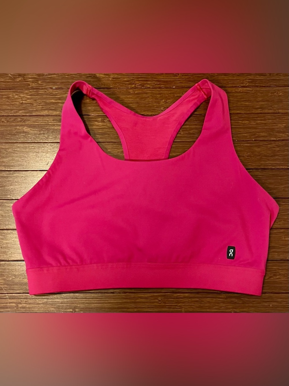 On Running Women's Core Bra in Grenadine Pink Classic Sports Bra size XL